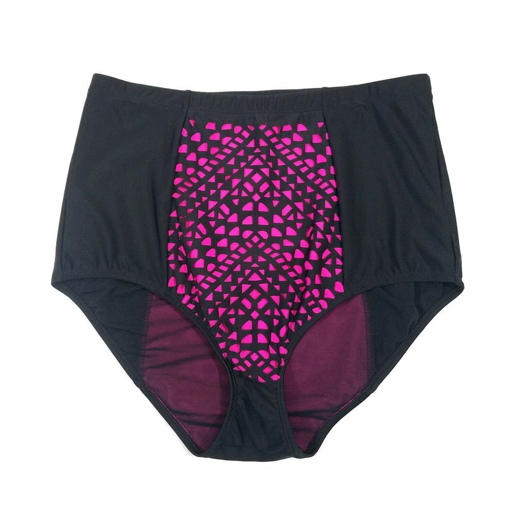 Torrid Swimsuit High Waist Bikini Bottom 0X Black